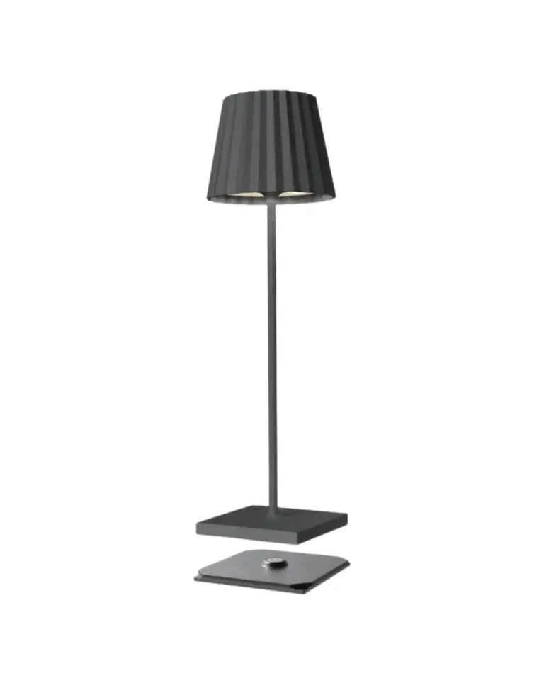 Lampe de table rechargeable TROLL 2.0 anthracite – Sompex