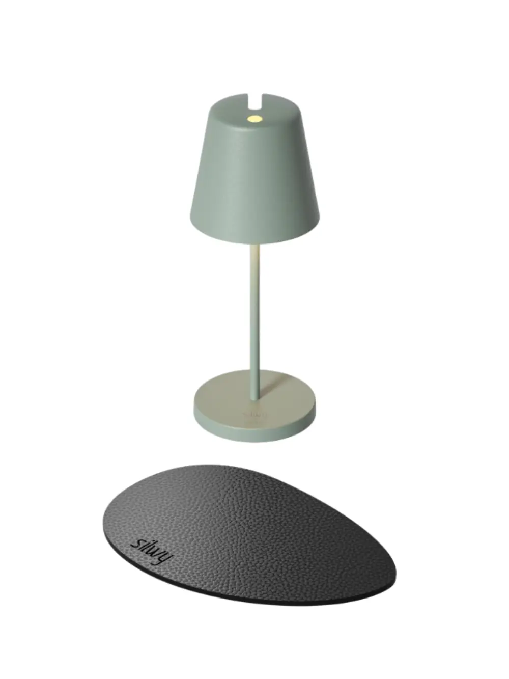 Lampe de table rechargeable Portofino vert olive – Sompex