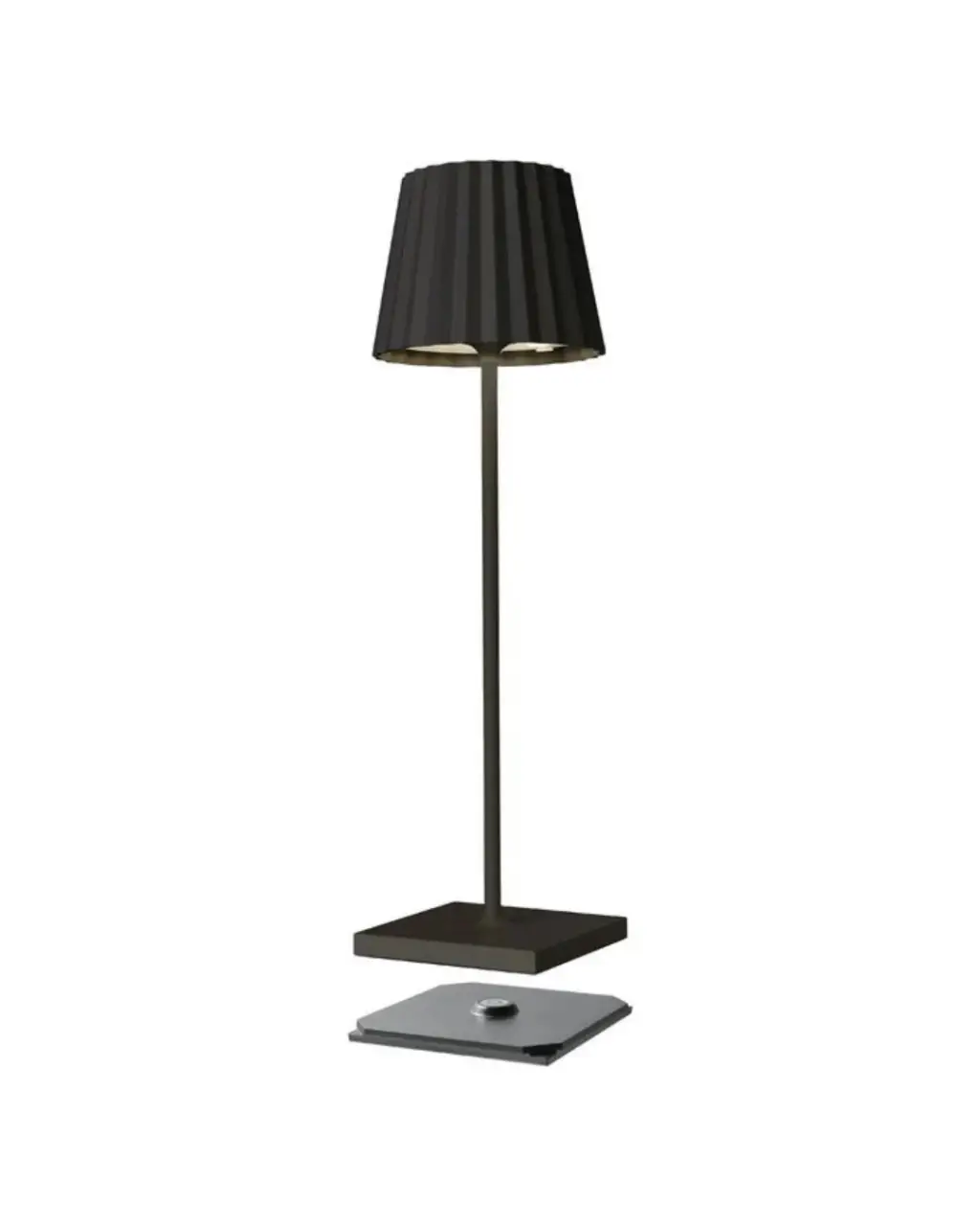 Lampe de table rechargeable TROLL 2.0 noire – Sompex