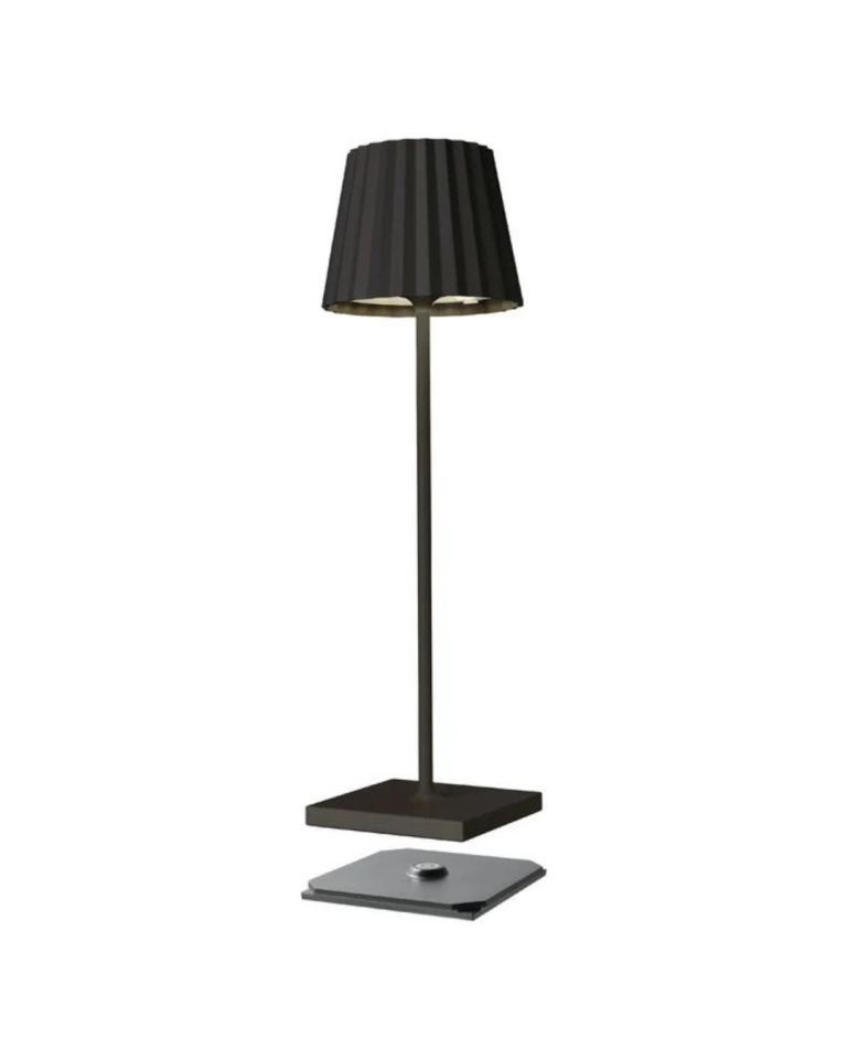 Lampe de table rechargeable TROLL 2.0 noire – Sompex