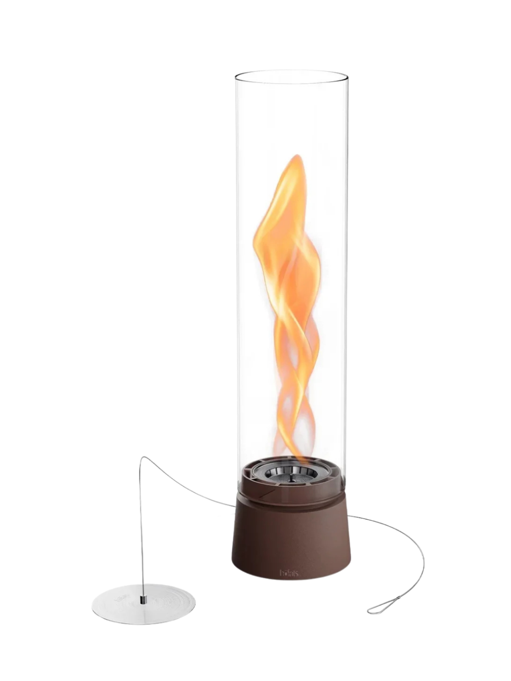 SPIN air 900 rouge oxyde – Cheminée de table Höfats