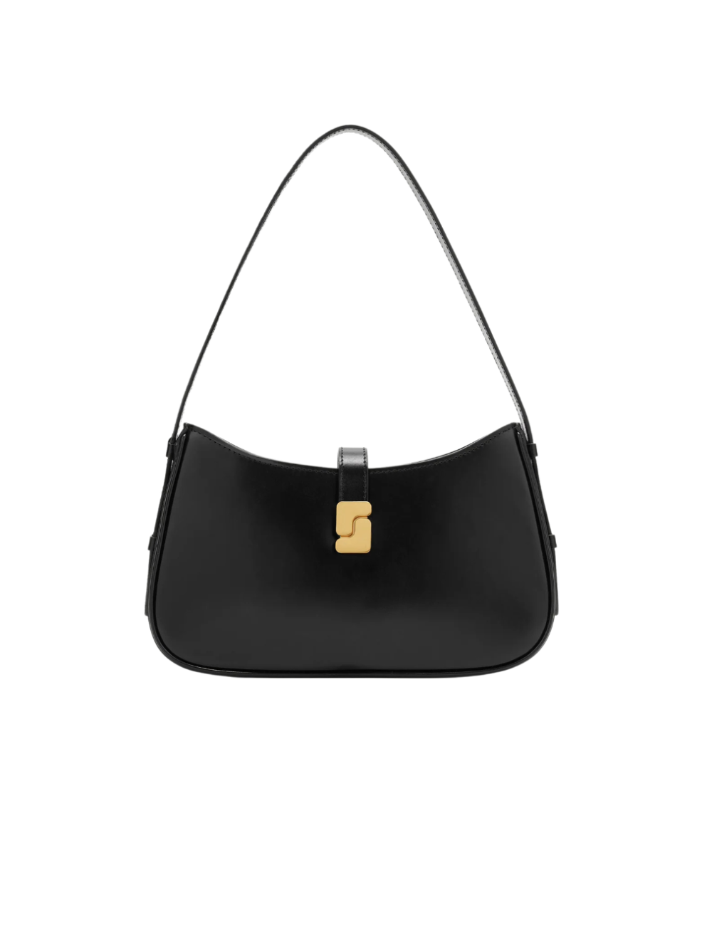 Sac Bonnie noir en cuir box