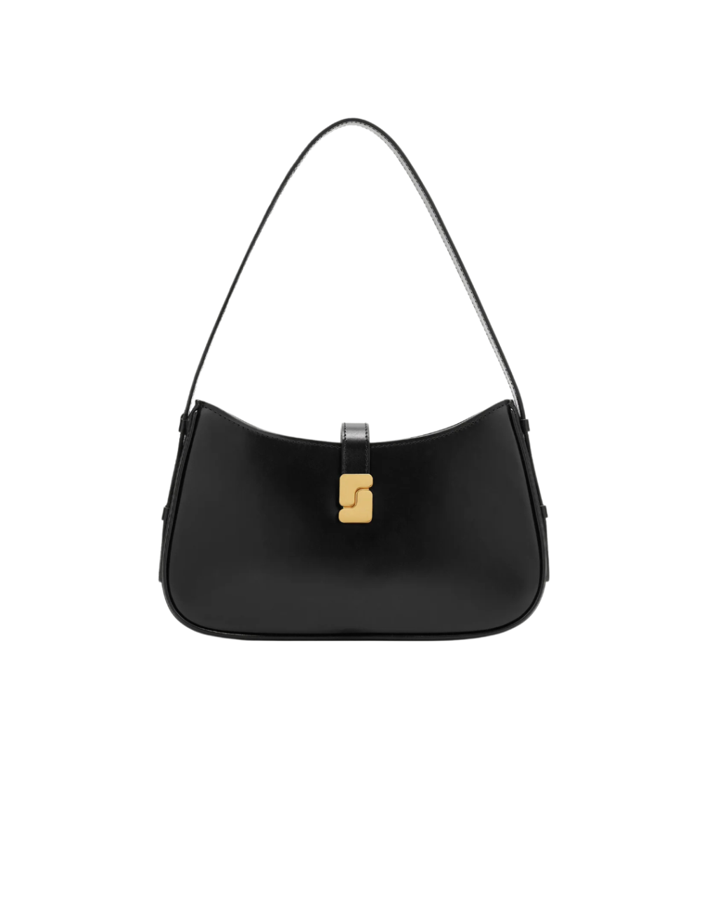 Sac Bonnie noir en cuir box