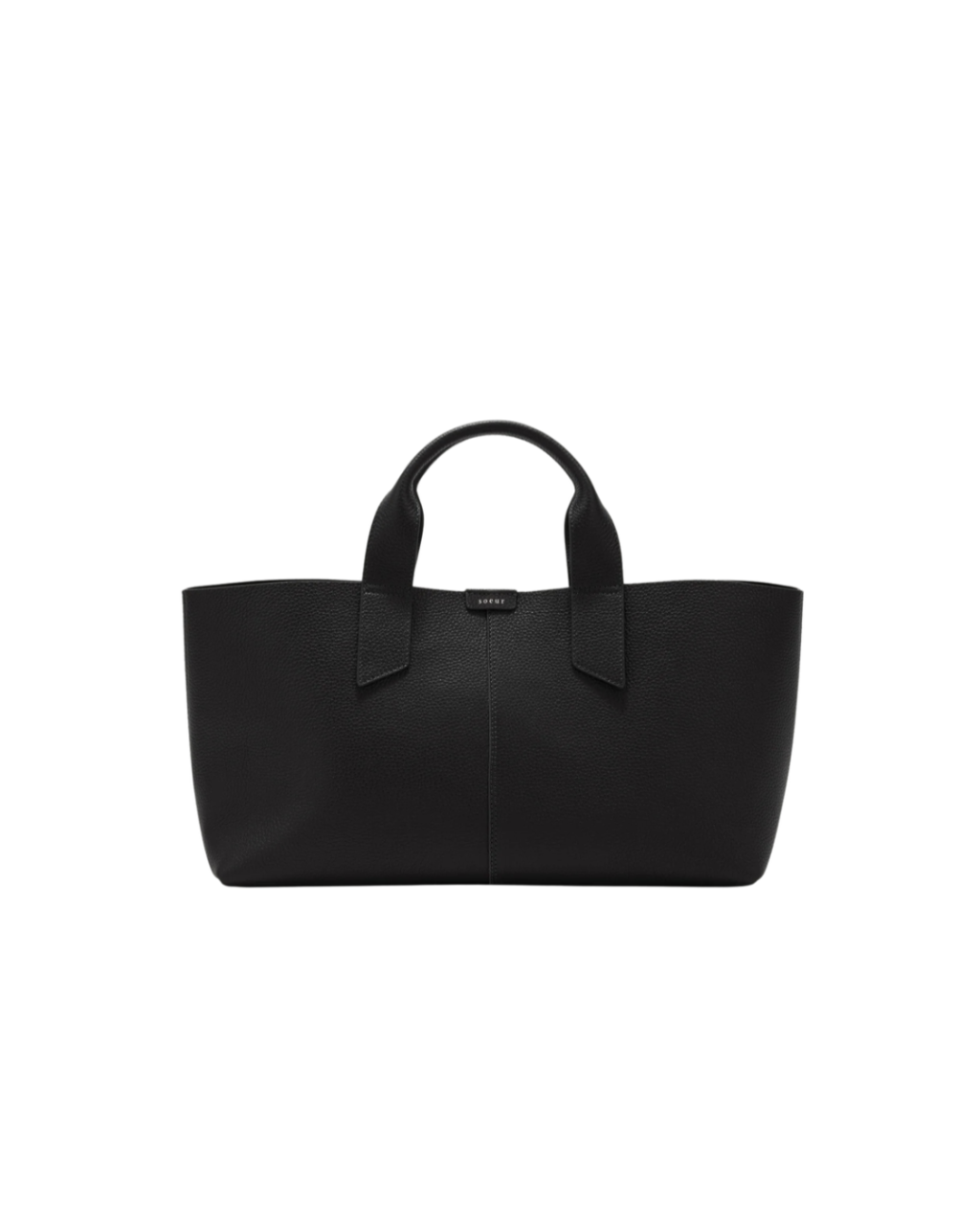 Sac Suave noir en cuir grainé