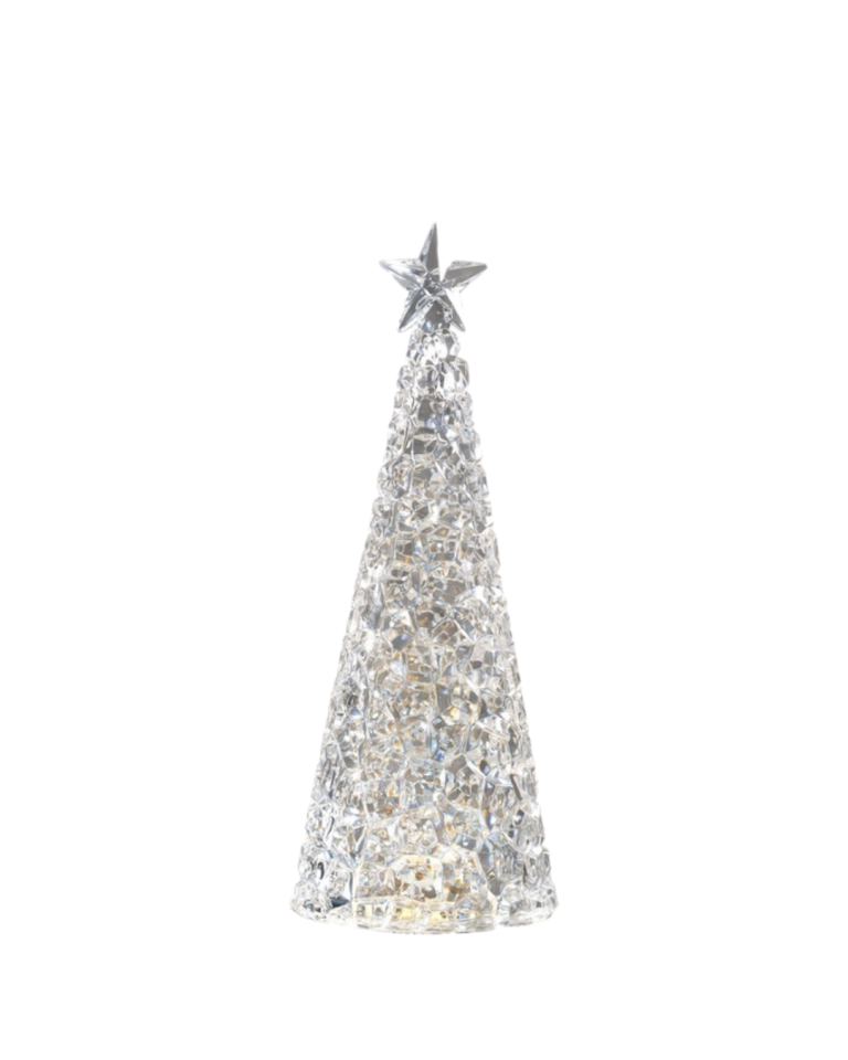 Sapin lumineux Glamor argent 33 cm – Sompex