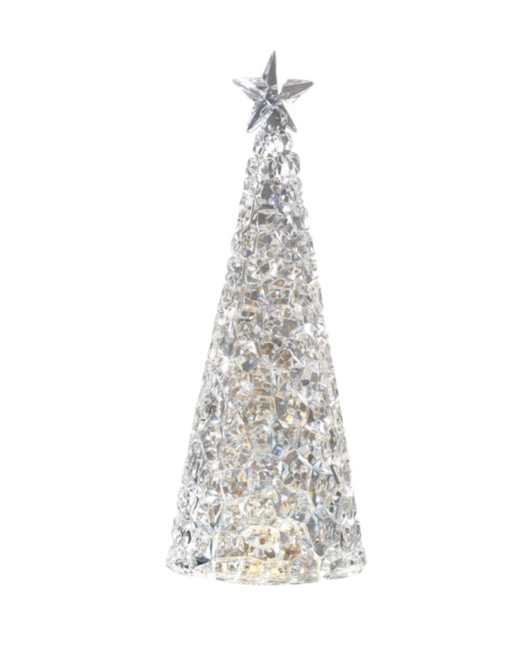 Sapin lumineux Glamor argent 44 cm – Sompex